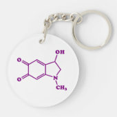 Adrenochrome Molekulare Chemische Formel Schlüsselanhänger (Rückseite)