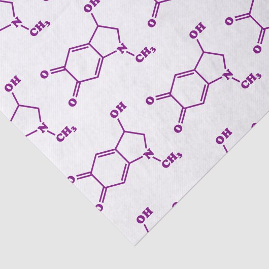 Adrenochrome Molekulare Chemische Formel Seidenpapier (Ausschnitt)