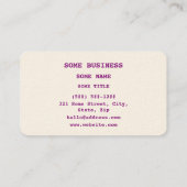 Adrenochrome Molekulare Chemische Formel Visitenkarte (Rückseite)