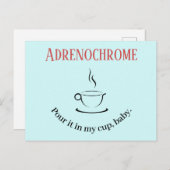 Adrenochrome Postcard Postkarte (Vorne/Hinten)