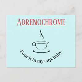 Adrenochrome Postcard Postkarte