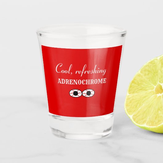 Adrenochrome schnapsglas (Vorderseite)