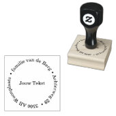 Adres stempel met jouw tekst (Stempel)