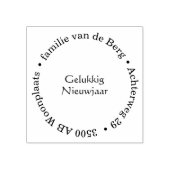 Adres stempel met jouw tekst | gelukkig nieuwjaar (Prägung)