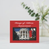 Adressänderung Ankündigungspostkarte (Stehend Vorderseite)