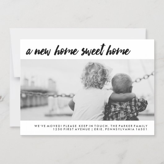 Adressänderung | Modernes Foto Magneteinladung (Vorderseite)