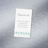 Adressänderung - Nelken Magnetische Visitenkarte (Beispiel)