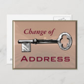 Adressänderung - Postkarte (Vorne/Hinten)