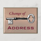 Adressänderung - Postkarte (Vorderseite)