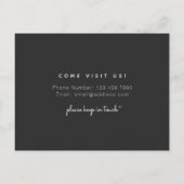 Adressänderung Wir haben uns Niedlich einfach bewe Postkarte (Rückseite)