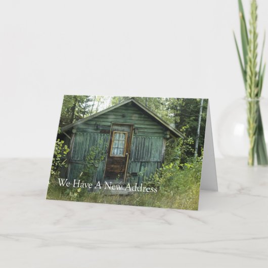 Adressänderung: Woodland Zuhause Ankündigung (Vorderseite)