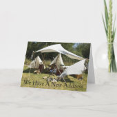 Adressänderung: Zelt Ankündigung (Vorderseite)