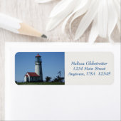 Adressaufkleber -- Leuchtturm (Insitu)