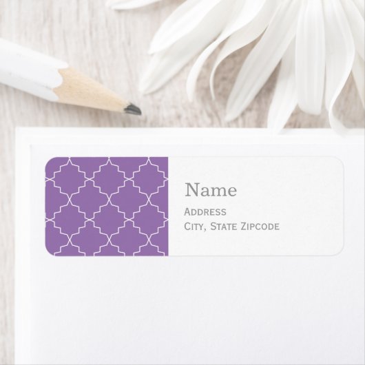 Adressaufkleber | LILA (Insitu)