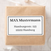 Adressaufkleber-Vorlage (Insitu)