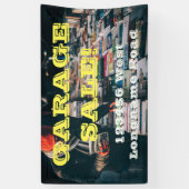 Adressbanner für Garage-Verkauf Banner (Vertikal)