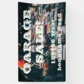 Adressbanner für Garage-Verkauf Banner (Vertikal)