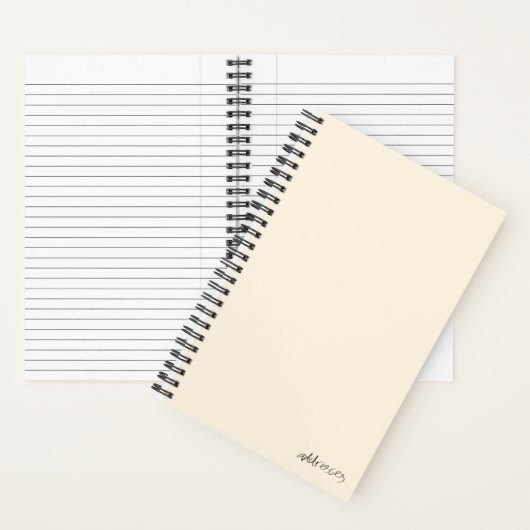 Adressbuch Notizblock (Innen)