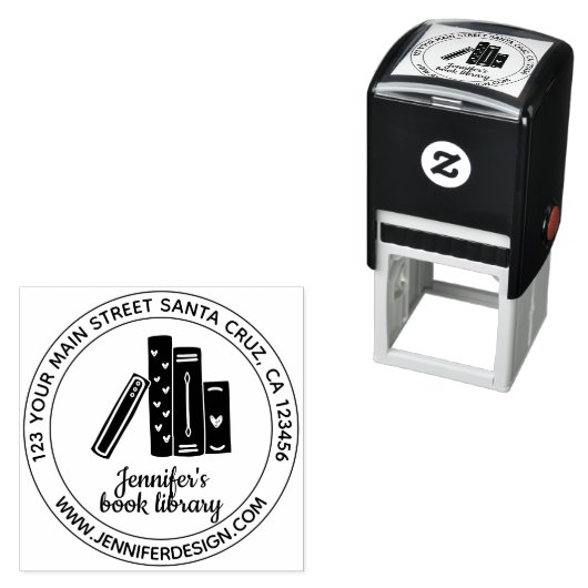 Adressbuchbibliothek Permastempel (Beispiel)