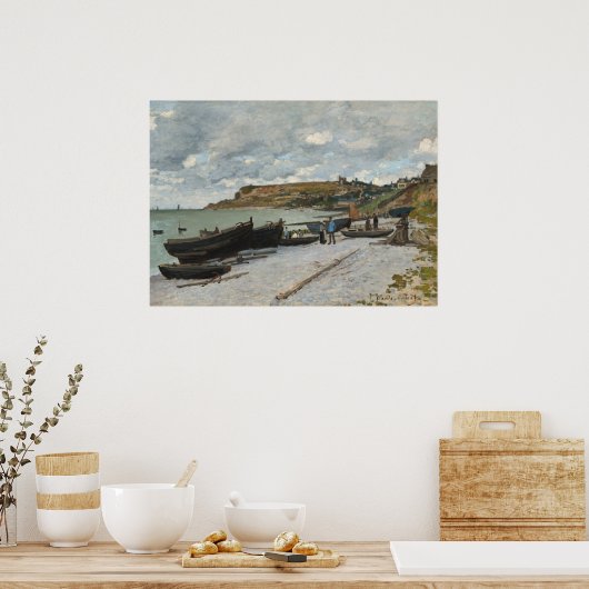 Adresse, 1867 Claude Monet Fine Art Poster (Küche)