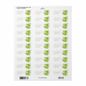 ADRESSE DER GRÜNEN WATERCOLOR DESERT CACTUS BLUME (Vorne)