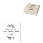 Adresse der Herbstzweige Gummistempel (Stempel)