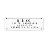 ADRESSE DER KURZEN-EISENBARS (Vorne)