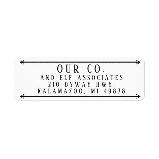 ADRESSE DER KURZEN-EISENBARS (Vorne)