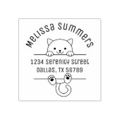 Adresse des weißen Katalogs Gummistempel (Prägung)