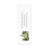 Adresse einer alten Kirche mit Wildblumen (Vorne)