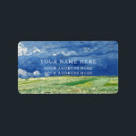 ADRESSE-ETIKETT : VAN GOGH : WEIZFELD ADRESSAUFKLEBER<br><div class="desc">ADRESSE-ETIKETT: VAN GOGH : WEIZFELD UNTER THUNDERCLOUUUES</div>