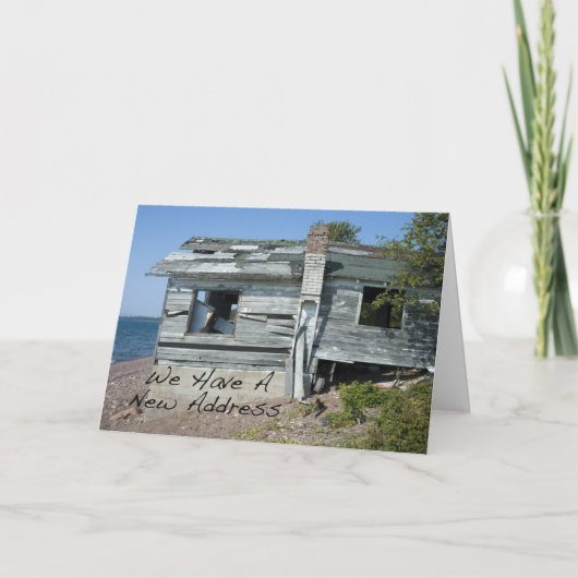 Adressenänderung: Auf dem Wasser Ankündigung (Vorderseite)