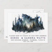 Adressenänderung, die wir verschoben haben Ankündi Ankündigungspostkarte (Vorne/Hinten)