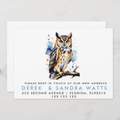 Adressenänderung, die wir verschoben haben einladung (Vorne/Hinten)