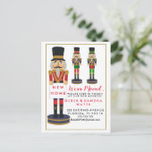 Adressenänderung, die wir Weihnachtskitcracker ver Ankündigungspostkarte (Stehend Vorderseite)