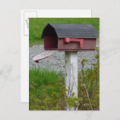 Adressenänderung für das Land Mailbox Ankündigungspostkarte (Vorne/Hinten)