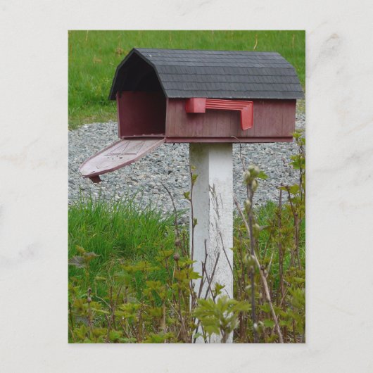 Adressenänderung für das Land Mailbox Ankündigungspostkarte (Vorderseite)