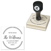 Adressenänderung Gummistempel (Stempel)