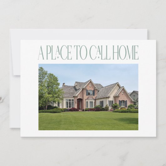 Adressenänderung Neue moderne Zuhause Foto Moving Ankündigung (Vorderseite)