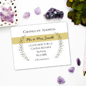 Adressenänderung neuer Zuhause-eleganter Baum Ankündigungspostkarte