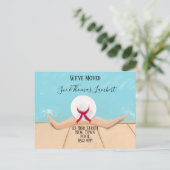 Adressenänderung POOL-Seite Ankündigungspostkarte (Stehend Vorderseite)