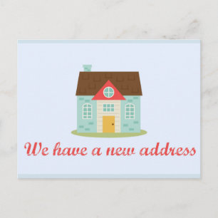 Adressenänderung Postkarte