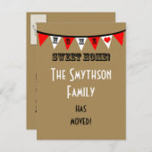 Adressenänderung Postkarte - Rangieren (Vorne/Hinten)