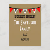 Adressenänderung Postkarte - Rangieren (Vorderseite)