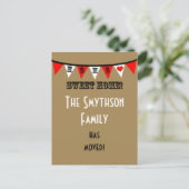 Adressenänderung Postkarte - Rangieren (Stehend Vorderseite)