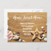 Adressenänderung Postkarte Zuhause Sweet Zuhause (Vorne/Hinten)