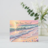 Adressenänderung Postkarte Zuhause Sweet Zuhause (Stehend Vorderseite)