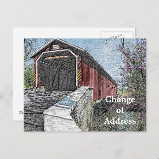 Adressenänderung - Postkarten (Vorne/Hinten)