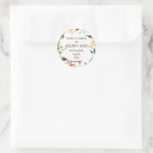 Adressenänderung Runder Aufkleber (Tasche)