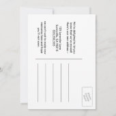 Adressenänderung: Wir haben das Aquarellpferd vers Einladung (Rückseite)